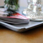 DIY Coffee Table Tray (or how to Reuse an old Baking Sheet)