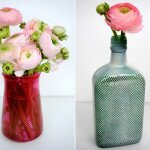 DIY – Patterned Bottle Vase / Jar Vase